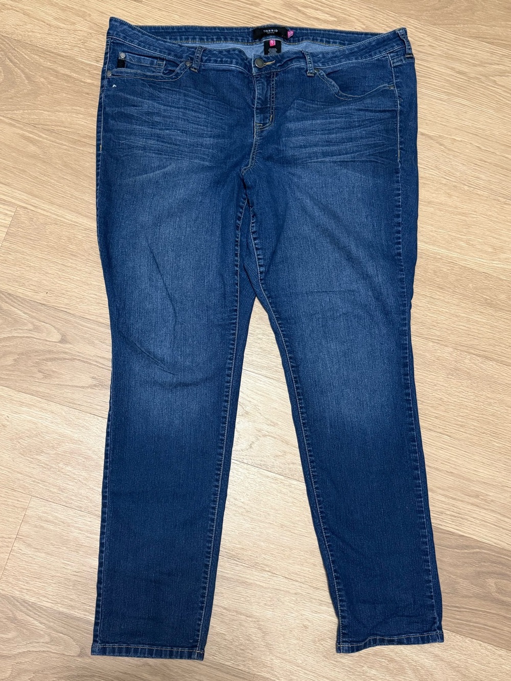 Torrid Dark Blue Skinny Jeans